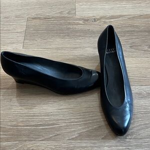 Stuart Weitzman black wedges
